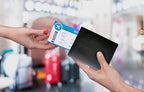 Black RFID Genuine Leather Passport Wallet