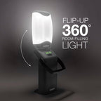 Energizer Weatheready Folding LED Portable Lantern, Battery Powered Lantern, Water Resistant Camping Lantern and Emergency Light, Pack of 1, Black