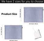 10 Pack Dust Bags for Purses and Handbags, Silk Dust Cover Storage Bag with Drawstring Travel Storage Pouch for Handbag Purse Shoes Boots (Gray, 23.6 × 19.6 in)