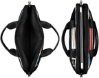 Laptop Shoulder Bag for Women Men, Waterproof Computer Case Messenger Bag Briefcase for Business Office Travel