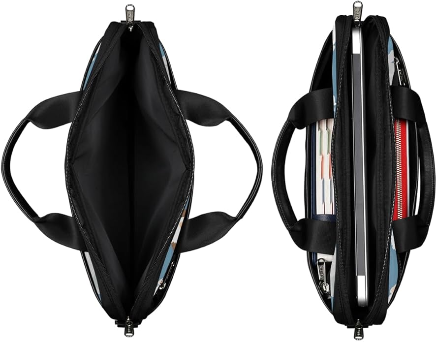 Laptop Shoulder Bag for Women Men, Waterproof Computer Case Messenger Bag Briefcase for Business Office Travel