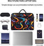 Laptop Shoulder Bag for Women Men, Waterproof Computer Case Messenger Bag Briefcase for Business Office Travel