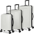Expandable Hardsided Spinner (Light Grey, 3 Piece Set (28", 24", 19")