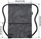 HOLYLUCK Drawstring Backpack Bag Sport Gym Sackpack