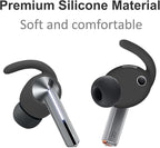 A-Focus Galaxy Buds 3 Pro Anti-Slip Kit Replacement Ear Hooks Sport Ear Tips Non-Slip Silicone Eartips and Covers Gel Wings Ergonomic Design Strap Compatible with Samsung Galaxy Buds 3 Pro Black