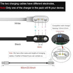 Compatible for ROHS Smart Watch Charger, 2 Pin/2-Pack [Model A + Model B, One fit] 4mm Magnetic USB Charging Cable for Smart Watches with ROHS/CE Certification (Pin spacing 4mm)