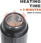Portable Espresso Coffee Maker, Travel Coffee Maker for Camping, 2-in-1 Self-Heating Electric Espresso Maker, USB-C,Ground Coffee & Capsule (Ns&DG) Camping,RV, Hiking, Office