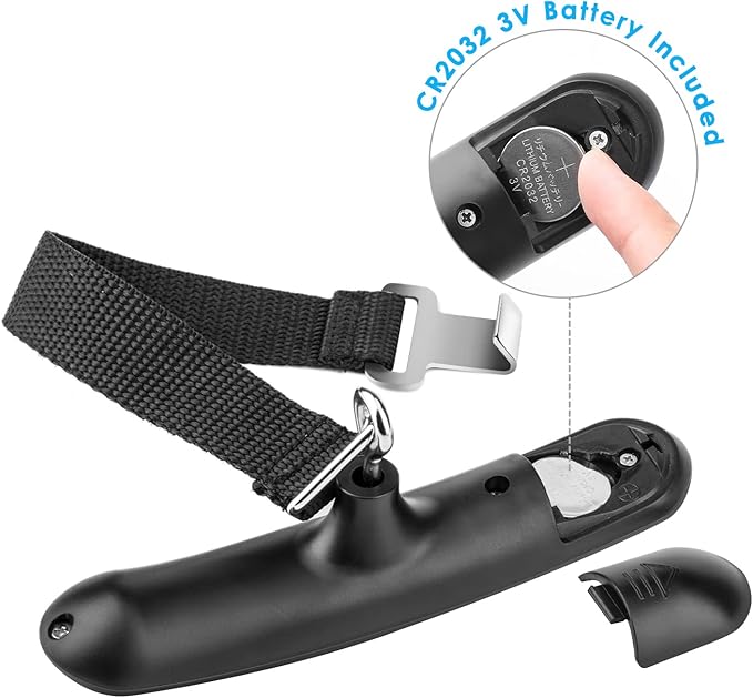 Digital Luggage Scale Vacation Travel Essentials Accessories Gifts for Traveler Portable Suitcase Handheld Weight Scale 110 lbs Hanging Baggage Travel Must Haves