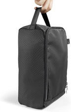 Gloppie Shoe Bags for Travel - Portable Shoes Storage Bag, Shoe Pouch, Shoe Packing Cubes for Men Women - Black