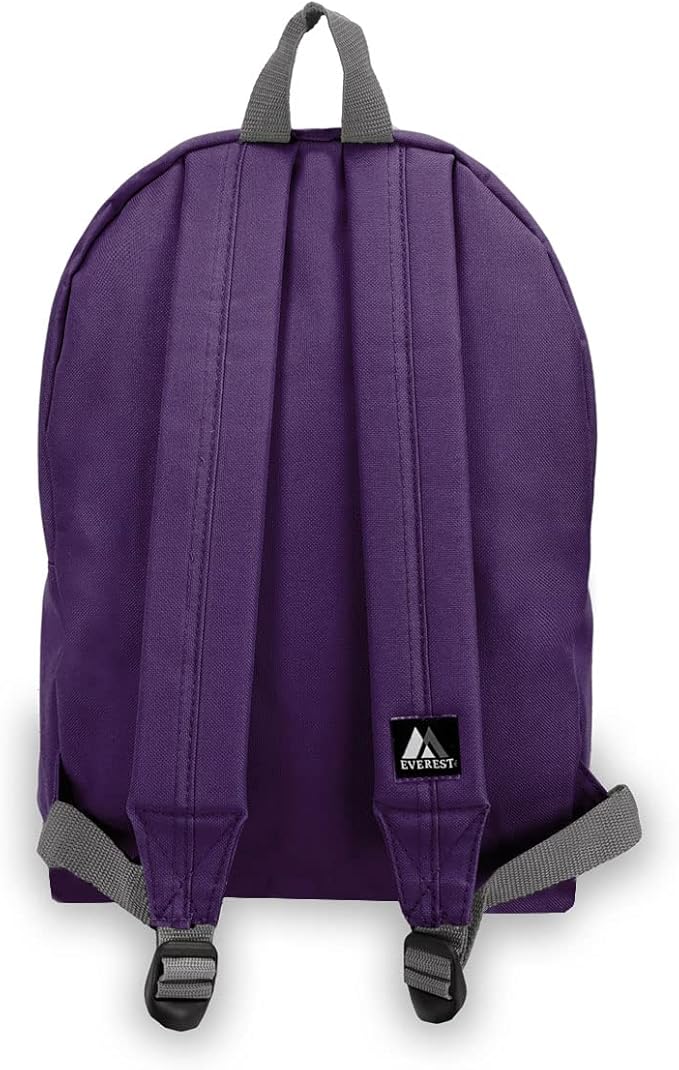 Everest 1045K Basic Backpack, 15", Eggplant Purple