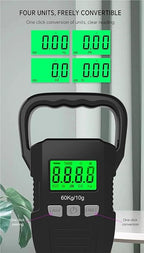 Luggage Weight Scale, 4pcs 60kg/10g LCD Digital Hanging Scale Electronic Weighting Luggage Scale Charging Portable Weighing Balance Tools,for Travel