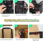 Dog Car Seat Puppy Portable Pet Booster Car Seat with Clip-On Safety Leash and Stable Fram, Anti-Collapse,Perfect for Small Pets