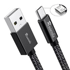 Long Micro USB Cable Android Charger 25ft with Gold-Plated Compatible with PS4 Charger Cable - High Speed 2.0 USB A Male to Micro USB Nylon Braided Cable for Android Phone Charger Cable