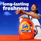 Tide Laundry Detergent Liquid, Original Scent, 80 Loads, 100 FL OZ, Works on 100% of Common Stains, Laundry Soap, Liquid Laundry Detergent