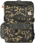 Carhartt 35L Nylon Workday Backpack, Durable Water-Resistant Pack with 15" Laptop Sleeve and Adjustable Shoulder Straps, Blind Duck Camo