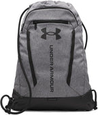 Under Armour Unisex Hustle Sackpack, (025) Castlerock/Black/Black, One Size Fits Most