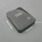 Battery Operated Phone Charger Emergency|USB Battery Powered Power Bank Portable 4 AA Batteries Powered Outlet (Black)