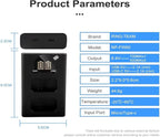 DL-FW50 Fast Dual Charger Quick Charge Portable Power Bank for A5100/A6100/A7s2/ZV-E10, NP-FW50/FZ100/FM500H Battery LCD Display