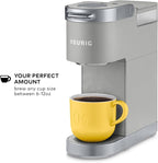 Keurig K-Mini Plus Single Serve K-Cup Pod Coffee Maker, with 6 to 12oz Brew Size, Stores up to 9 K-Cup Pods, Travel Mug Friendly, Studio Gray