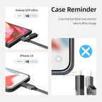 4 in 1 Charging Cable Fast Charging 65W, USB C Cable 4-in-1 USB Multi Charging Cable with E-Mark Chip, Multiple iPhone Charger Cord for iPhone 17-12 Series/Pad/Android/Tablets More, Carplay Cable(4FT)
