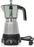 LAOION 6 Cup Manual Espresso Maker, Small Espresso Machines for Home, Cuban Coffee Maker with Detachable Base & Overheat Protection,Cafeteras Electricas Modernas Moka Pot, Greca Electrica De Cafe Gift