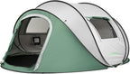 EchoSmile Pop Up Camping Tent, 2/4/6 Person Easy Setup Tent, Water Resistant Dome, Portable with Carry Bag