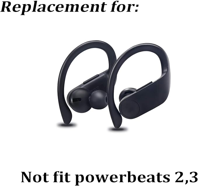 Replacement Eartips Silicone Earbuds Buds Set for Powerbeats Pro Beats Wireless Earphone Headphones,4 Pair (Navy)