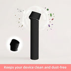 2Pcs Silicone Protective Head Case Suitable for Mini Booster Pro，Beauty Device Cover Head Cap for Mini Booster Pro Accessory (Black)