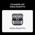 Premium Multi-Flange Eartips for Galaxy Buds3 Pro (Black, Mixed(SML)) – Always Fits, Never Slips