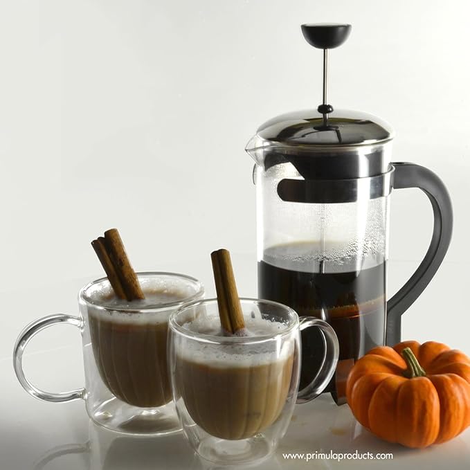 Primula Classic Glass 8-Cup Coffee Press with Black Handle