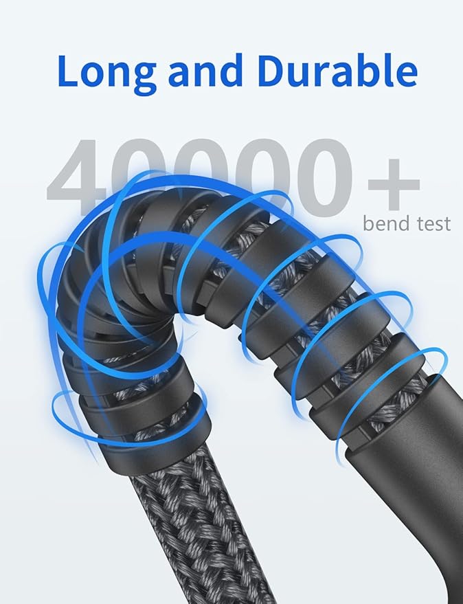 Lightning Cable 3ft 2Pack, [Apple MFi Certified] iPhone Charger Cable Nylon Braided Charging Cord Compatible with iPhone 14/13 / 12/11 / Pro Max/X/Xs Max/Xr /8 Plus/ 7 Plus/ 6S Plus / 6 Plus/iPad