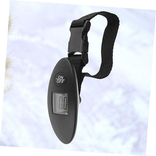 Beavorty 2pcs Luggage Scale Mini Electronic Scale High Precision with LCD Display for Daily Use Compact and Durable Design No Battery Required