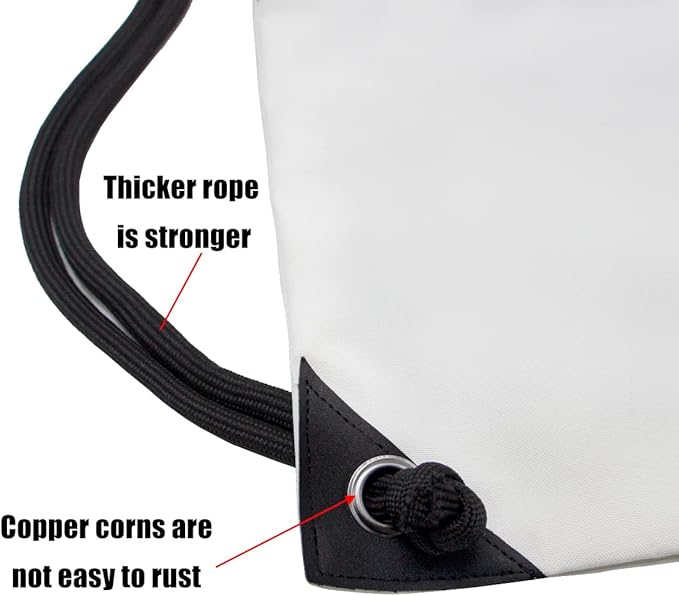 HOLYLUCK Drawstring Backpack Bag Sport Gym Sackpack