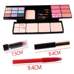 Pure Vie 54 Color All-in-One Holiday Gift Makeup Set Cosmetic Essential Starter Bundle Include Eyeshadow Palette Lipstick Concealer Blush Mascara Foundation Face Powder - Makeup Kit for Women Full Kit