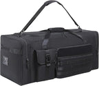 130L Extra Large 36" Heavy Duty Sports Gym and Travel Duffel Bag - Oversized Equipment Gear Bag for Basketball, Baseball, Hockey, Football, Helmets, and Pads - Durable, Giant (Black)