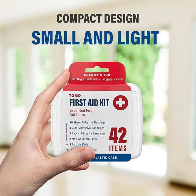 DecorRack 4000 Piece First Aid Kit, 96 Individual Boxes of 42 Items Each, First Aid Kits for Minor Cuts, Scrapes, Travel, Car, Home, Work, Field Trips or Camping (4000pcs, 96 Pack)
