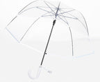 MRTLLOA Kids Clear Bubble Umbrella with an Easy Grip Curved Handle, Safety Transparent Dome Bubble Umbrella for Toddler Boys Girls