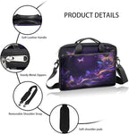 Laptop Shoulder Bag for Women Men, Waterproof Computer Case Messenger Bag Briefcase for Business Office Travel