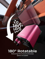 LISEN Retractable Car Charger 4 in 1, Fast Car Phone Charger with Cord 31.5inch, USB C and Apple Cars Adapter, Pink Accessories for Cute Women fit for iPhone 17 16 15 14 13 12 11 X, Samsung S26 S25