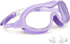 Swim Goggles No Leaking Anti-Fog Pool Goggles Swimming Goggles for Adult Men Women Youth, UV Protection 180° Clear Vision