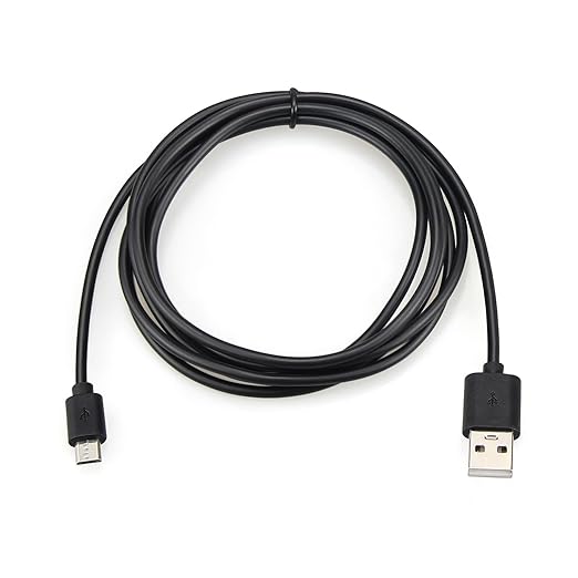 Micro USB Cable 5-Pack 6ft - Fast Sync Charging Cord for Android, Samsung, Nexus, LG, HTC, Nokia, Sony - USB-A to MicroUSB Charger Cables