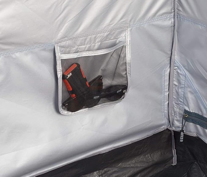 E-Z UP Camping Cube 6.4, Converts 10' Straight Leg Canopy into Camping Tent (Canopy/SHELTER NOT Included), Splash