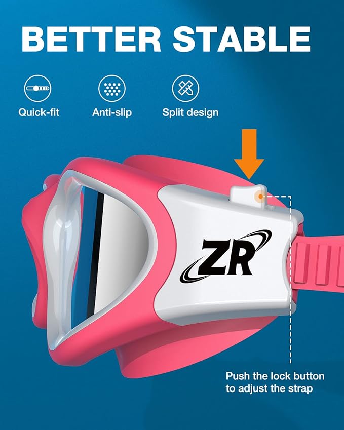 ZIONOR Swim Goggles, Upgraded G1 Polarized Swimming Goggles Anti-Fog for Adult Men Women