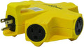 COLEMAN CABLE INC 997362 Five Outlet Adapter, 15-Amp, Yellow