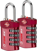 Forge Travel Lock,TSA Approved Luggage Locks for Air Travel, Gym Lockers, School Lockers, Pelican Cases, Gun Case, Easy Read Dials, Durable Alloy Body