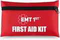 EMT 1st 73 Pcs Emergency Responder Mini First Aid Kit Pouch with 23 Unique Items & Emergency Blanket,First Aid Kit for car, Travel & Home - Emergency Bag for Hiking, Camping, Backpacking and Outdoor
