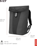 Lenovo Legion Gaming Backpack GB400 for Computers Up to 16 Inch - Lightweight Water Repellant Bag with Multiple Pockets, & Superior Valuables Protection for Gamers (Black)