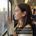 Clip on Earbuds Open Ear Accessories for Bose Ultra Open Earbuds - Lightweight Clip-On Decor for Wireless Earbuds (Headphones not Included) (Square Diamond (Silver))