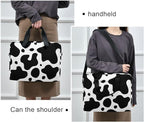 Cow Print Laptop Case, 15.6 inch Laptop Bag, Waterproof Laptop Sleeve, Laptop Briefcase for Women & Men