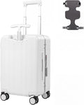 20" Ride-On Luggage with Child Seat, Hardside Carry-On Suitcase with 360 Silent Spinner Wheels, TSA Lock, & Dual Telescoping Handles for Kids & Adults & Busy Moms